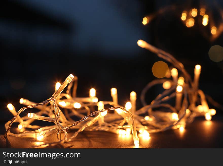 Yellow String Lights