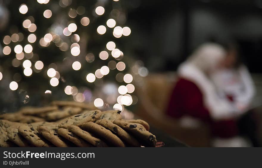 Close-Up Photography of Chocolate Chip Cookies