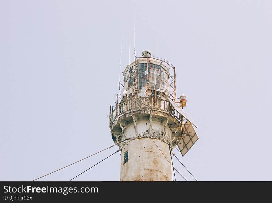 White Lighthouse Tower