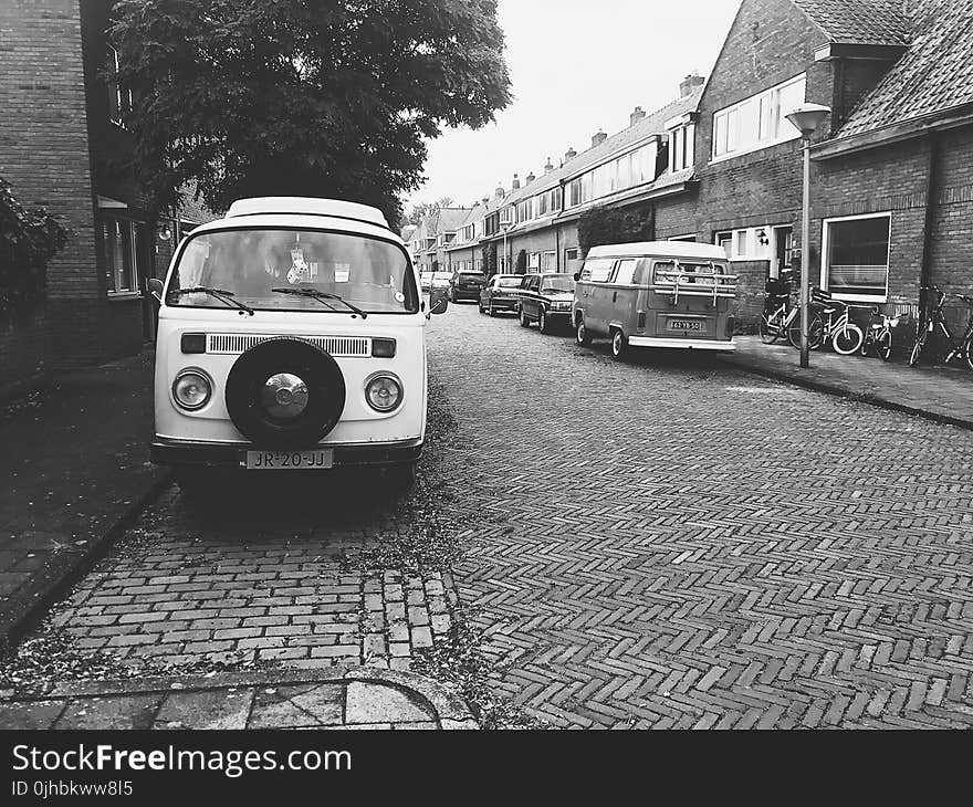 Monochrome Photo of the Street