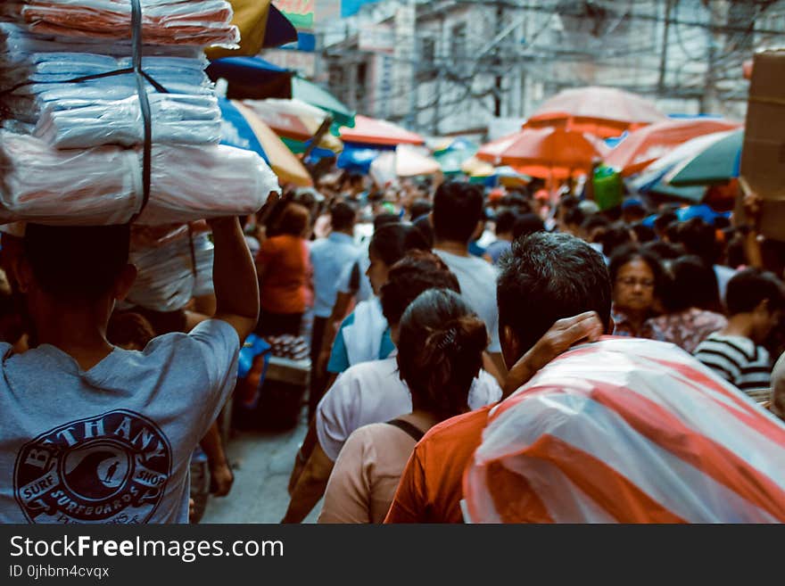 Photo of People in the Market Place