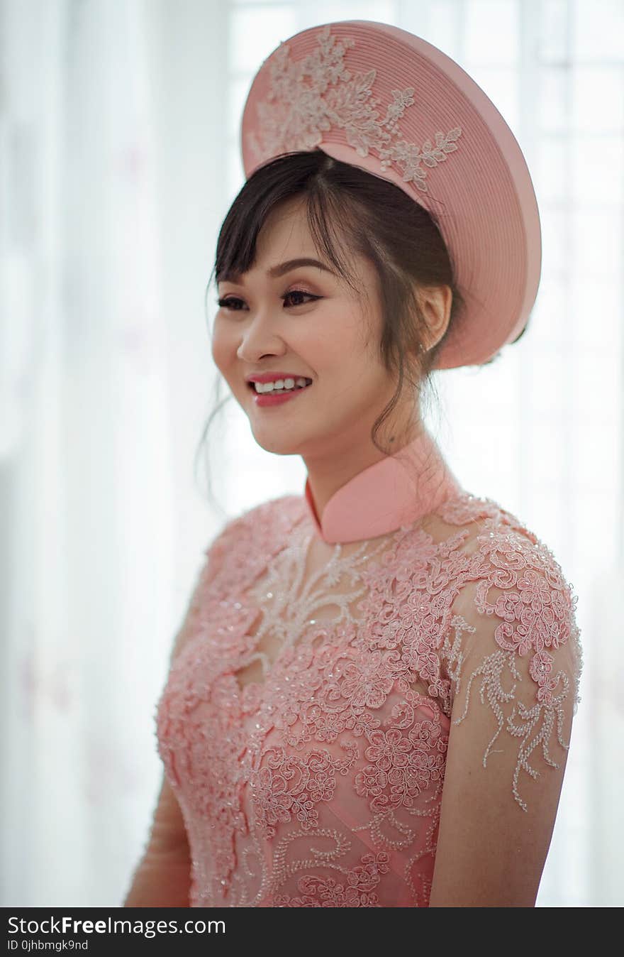 Photography of a Woman Wearing Pink Dress