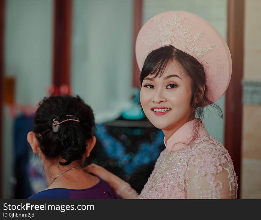 Close-Up Photography of a Girl Smiling