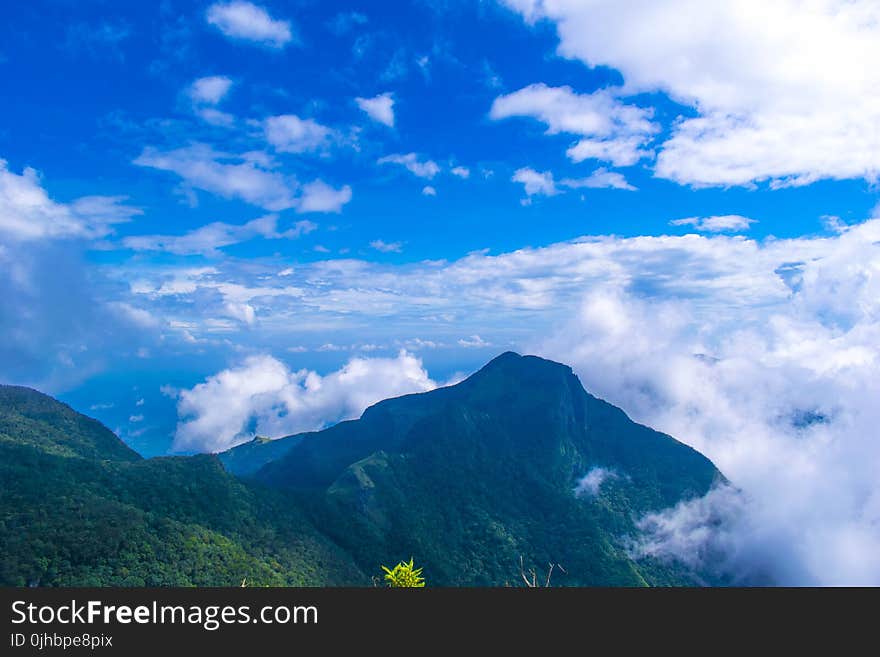 Aerial Photography of Mountain