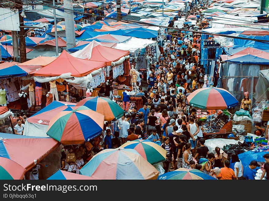 Photo of Crowd of People in the Market