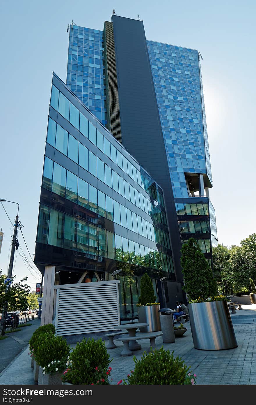 Black and Grey Concrete High-rise Building