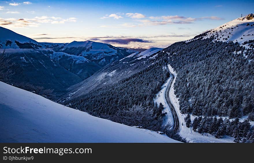 Aerial View of the Mountains