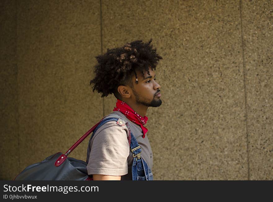 Side View Photo of a Man