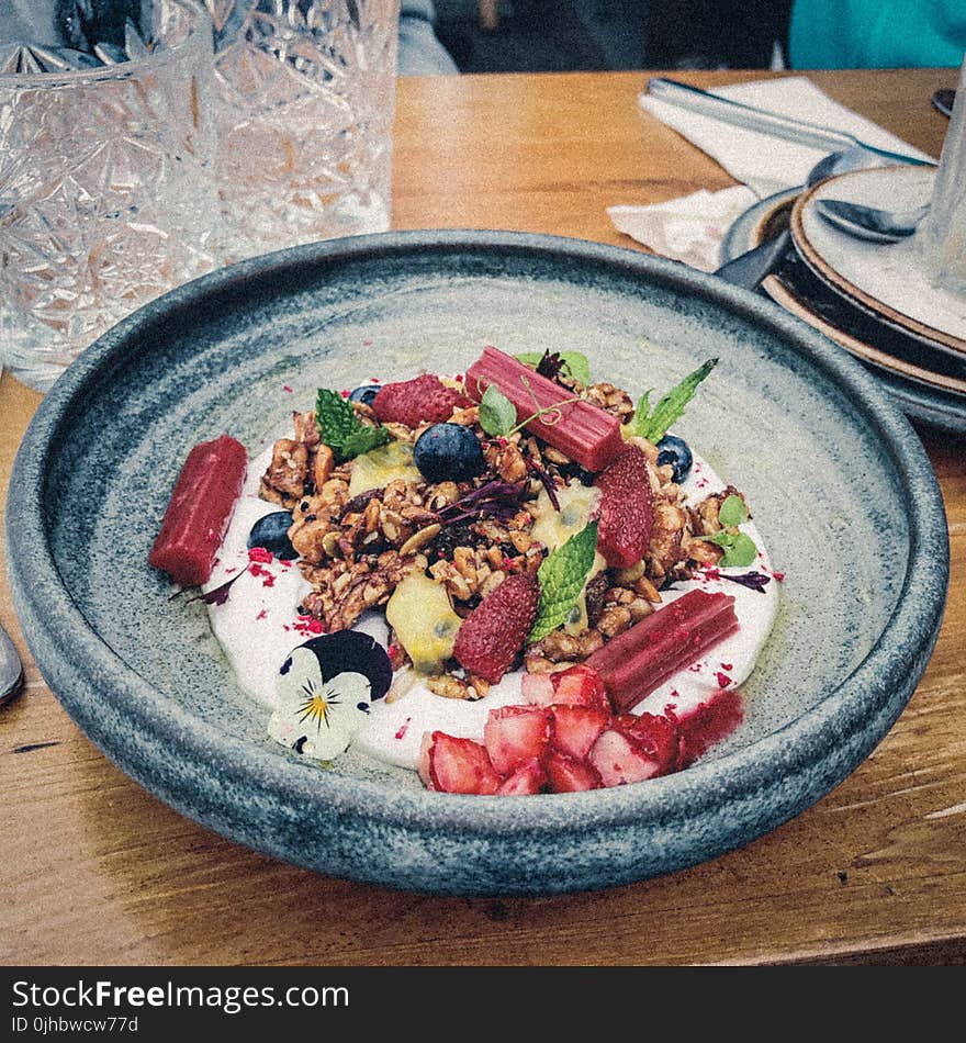 Black and White Ceramic Bowl