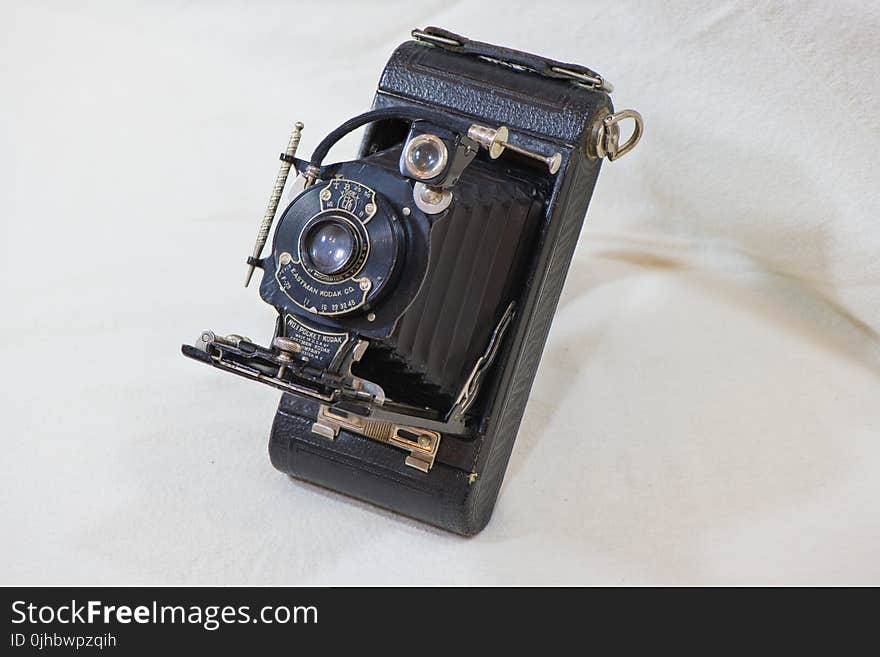 Close-up Photography of Vintage Camera