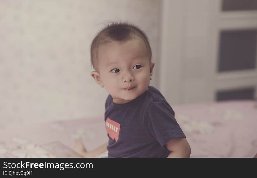 Close-Up Photography of Cute baby