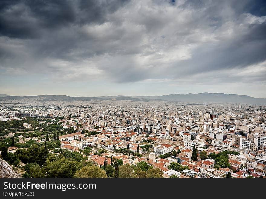 Aerial Photography Of City Buildings