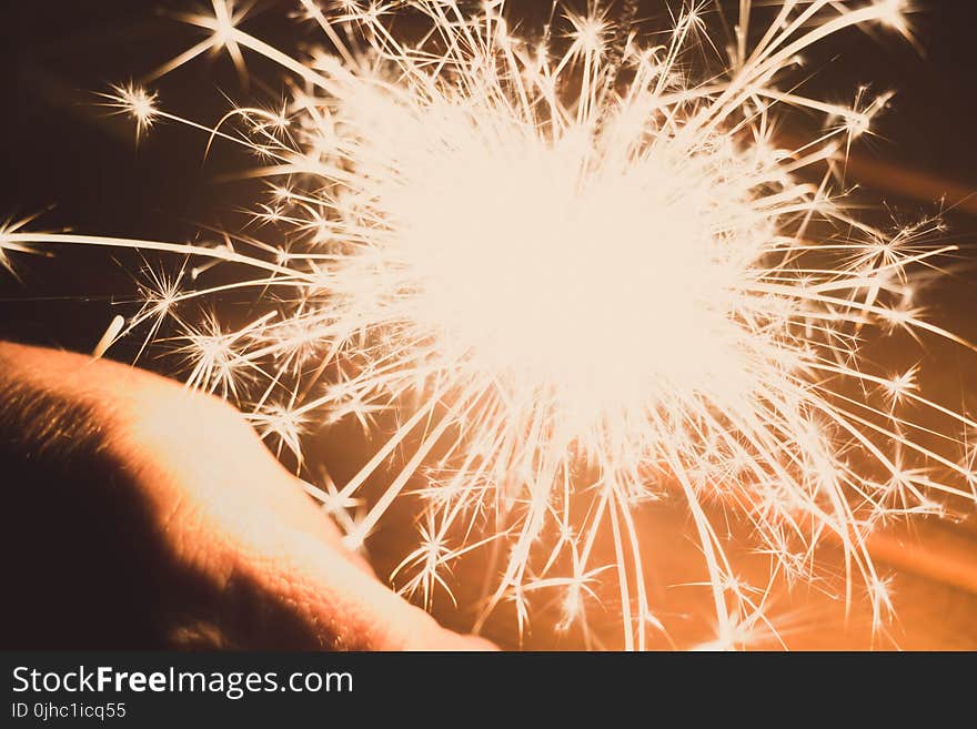 Closeup Photography of Sparkler