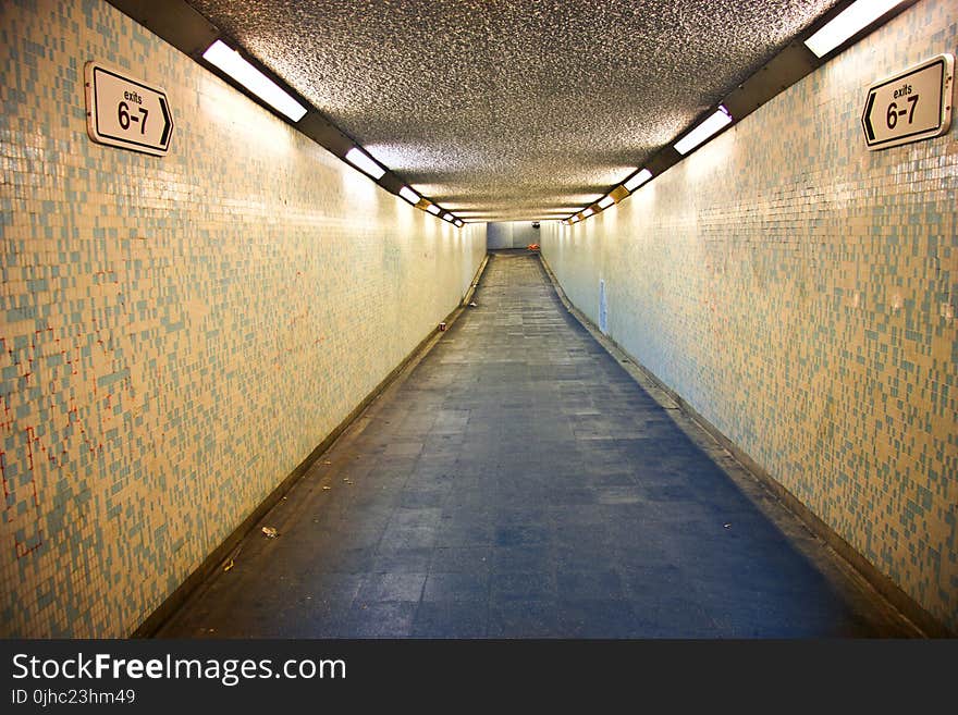 Alley Photography of Grey Walkway