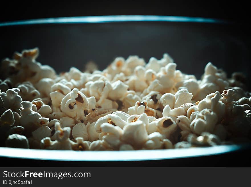 Closeup Photography of White Popcorns