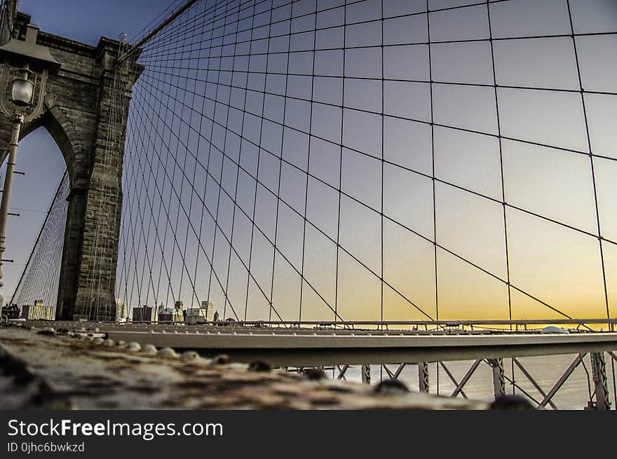 Low Angle Photography of Brooklyn Bridge