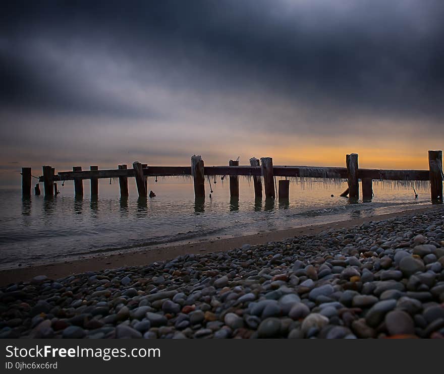 Brown Wooden Dock