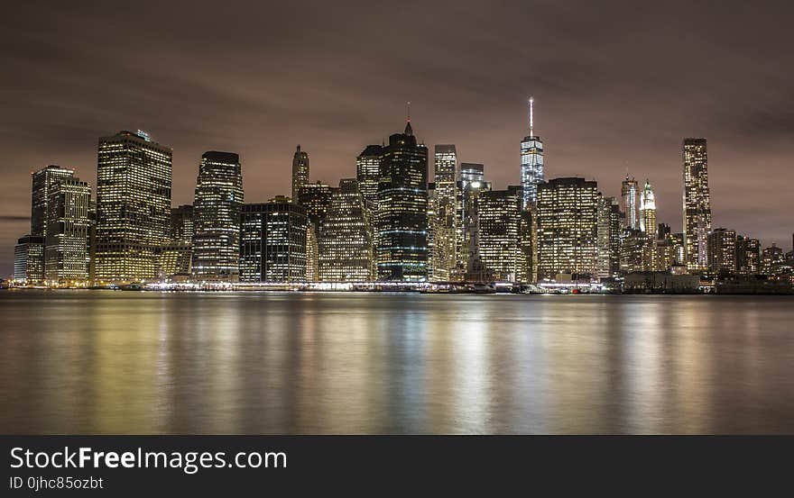 Photography of Illuminated Buildings During Night Time