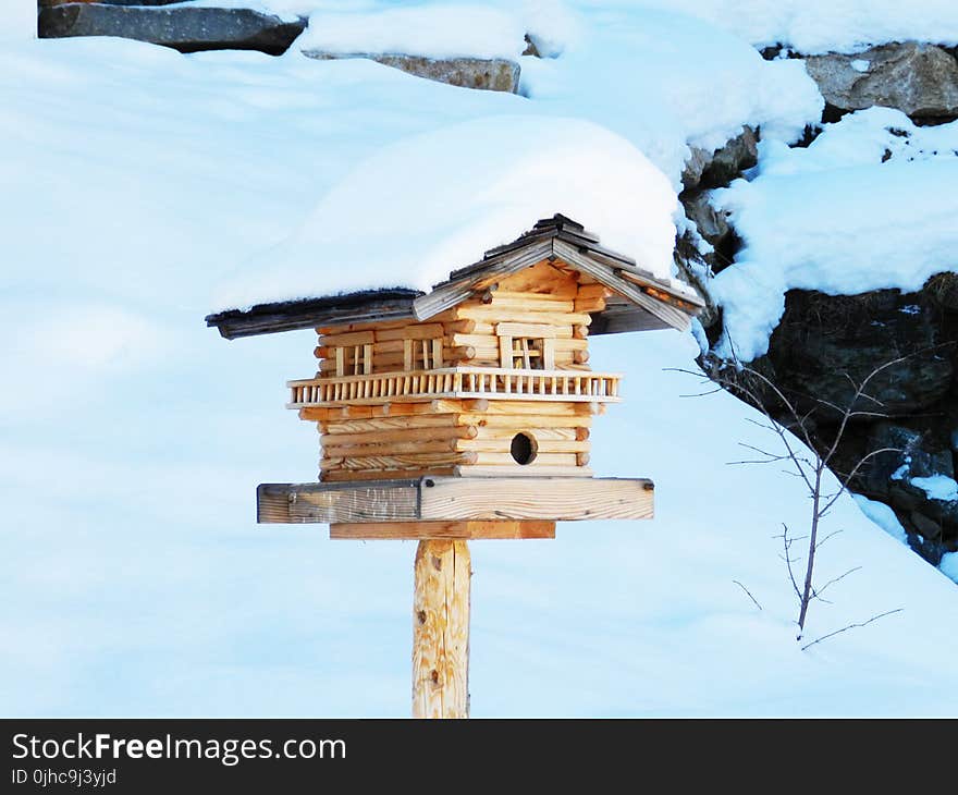 Wooden Bird House