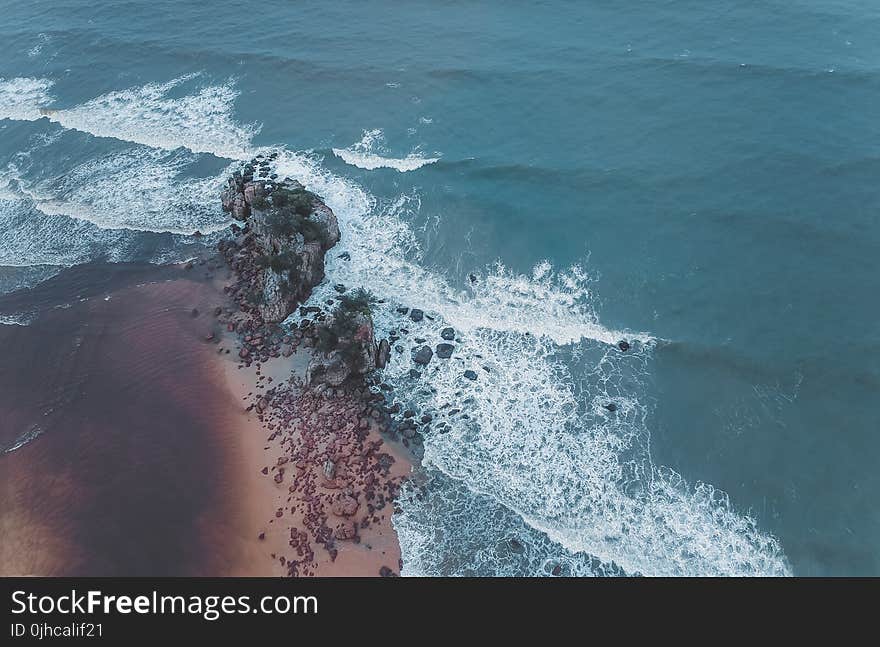 Aerial View Of Ocean