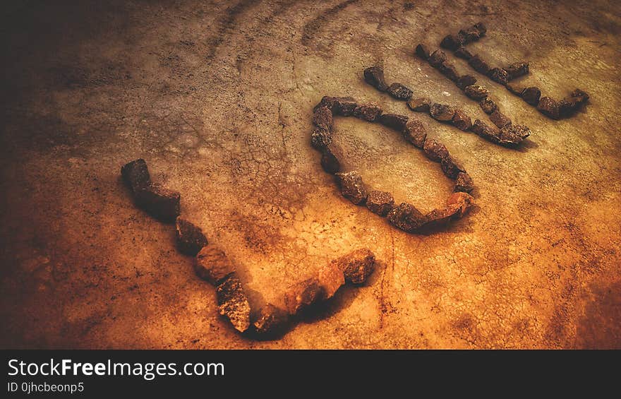 Love Spelled With Stones