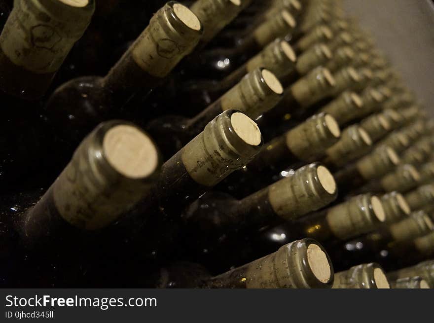 Corks In Bottles