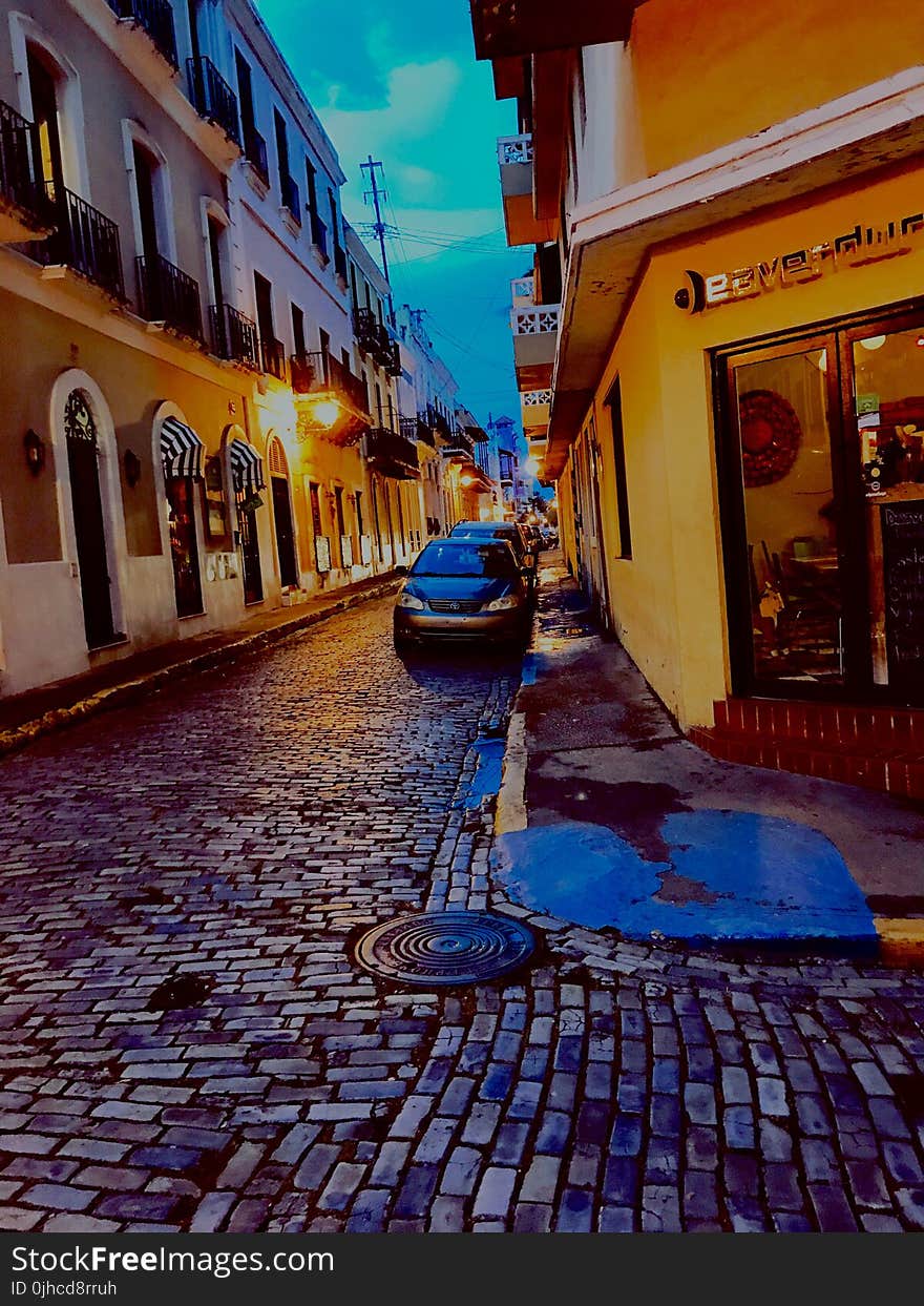 Black Car Beside Building