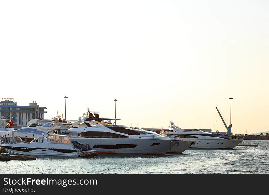 Yachts On Body Of Water