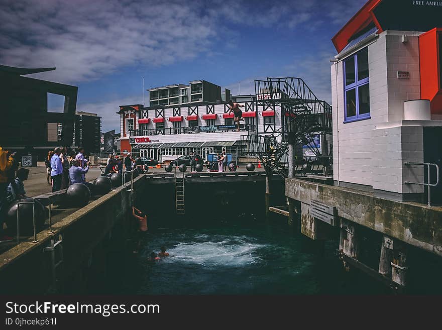 People on Dock