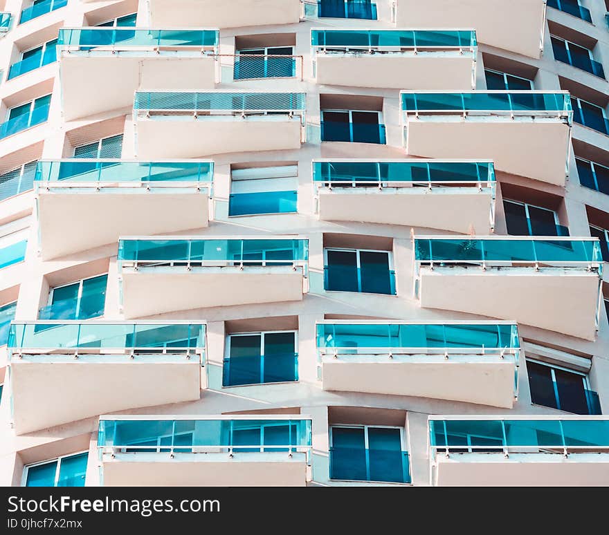 White High Storey Building