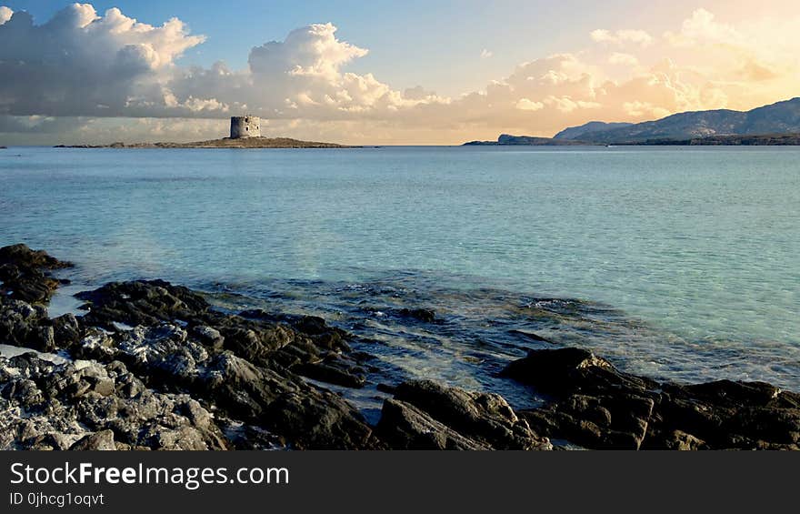 Photo of Sea and Rock Formation