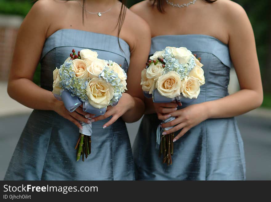 Women&#x27;s Gray Strapless Dresses