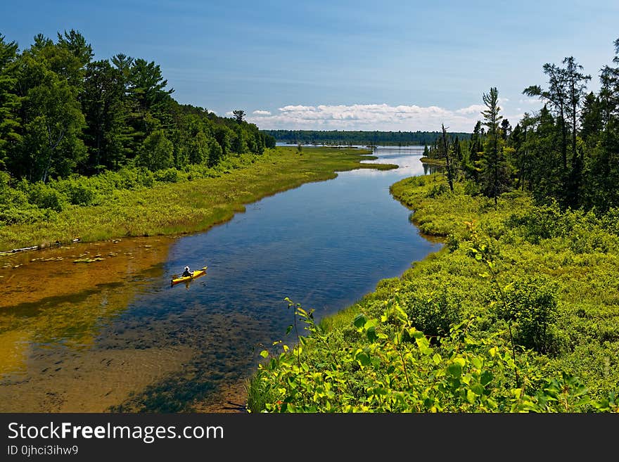 Photo of River Surrounded by Grass