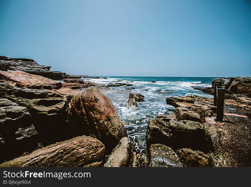 Rocks Near By The Ocean