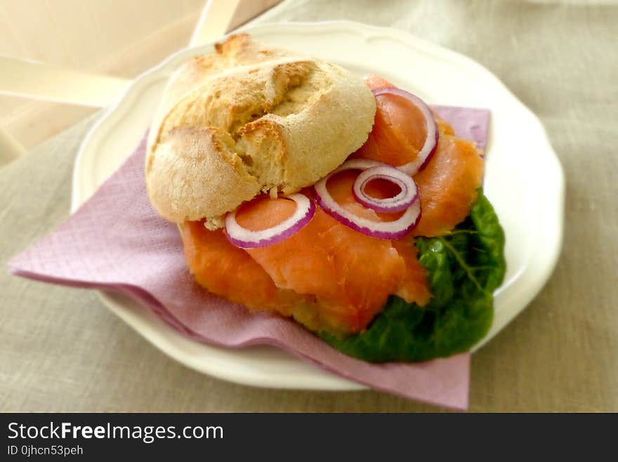 Cookie With Vegetable Toppings