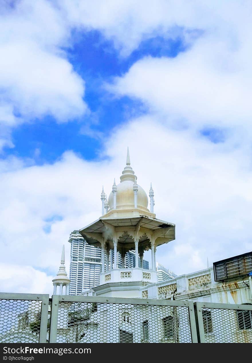 White and Yellow Dome Church