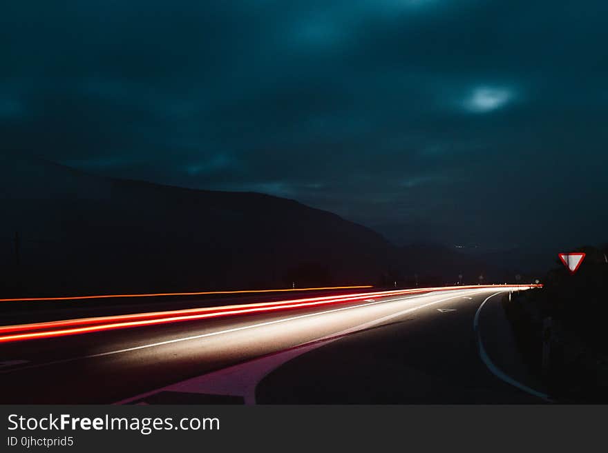 Time Lapse Photography of Cars on Road