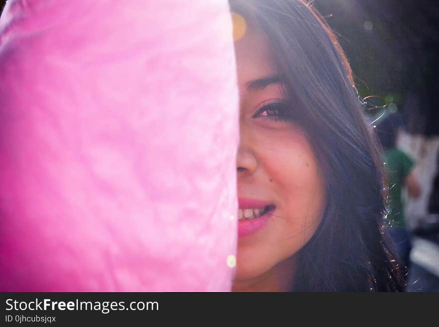 Woman Smiling at Daytime