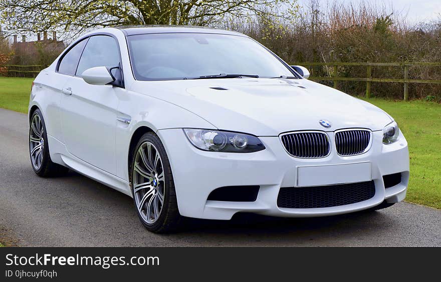 White Bmw Coupe