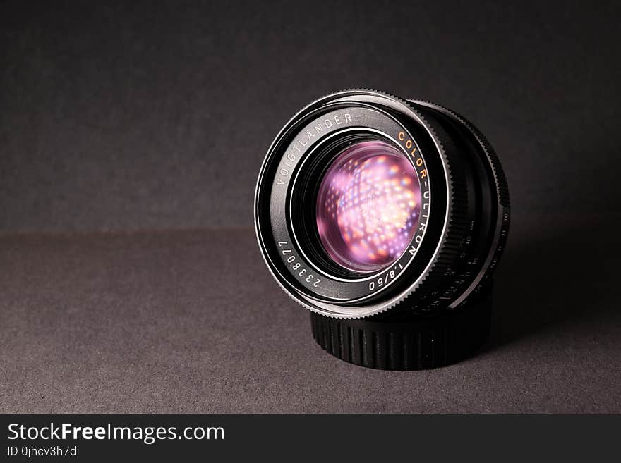 Close-Up Photography of Camera Lens