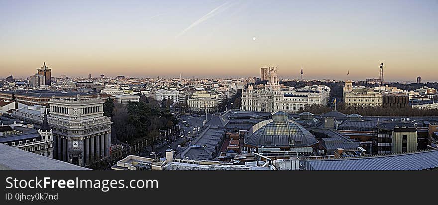 City Landscape during Sunset