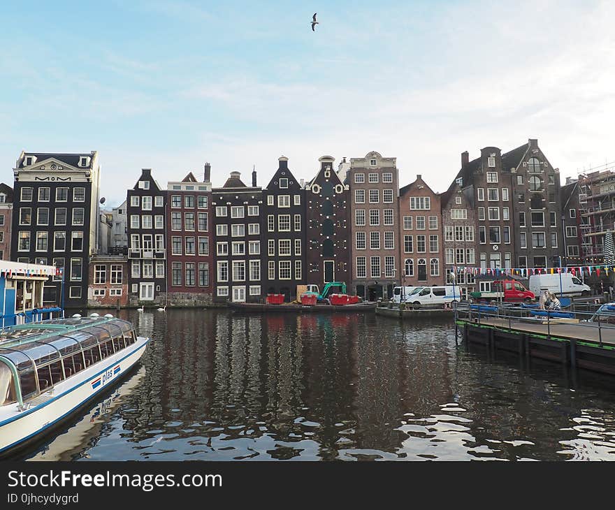 Structural Buildings Near River