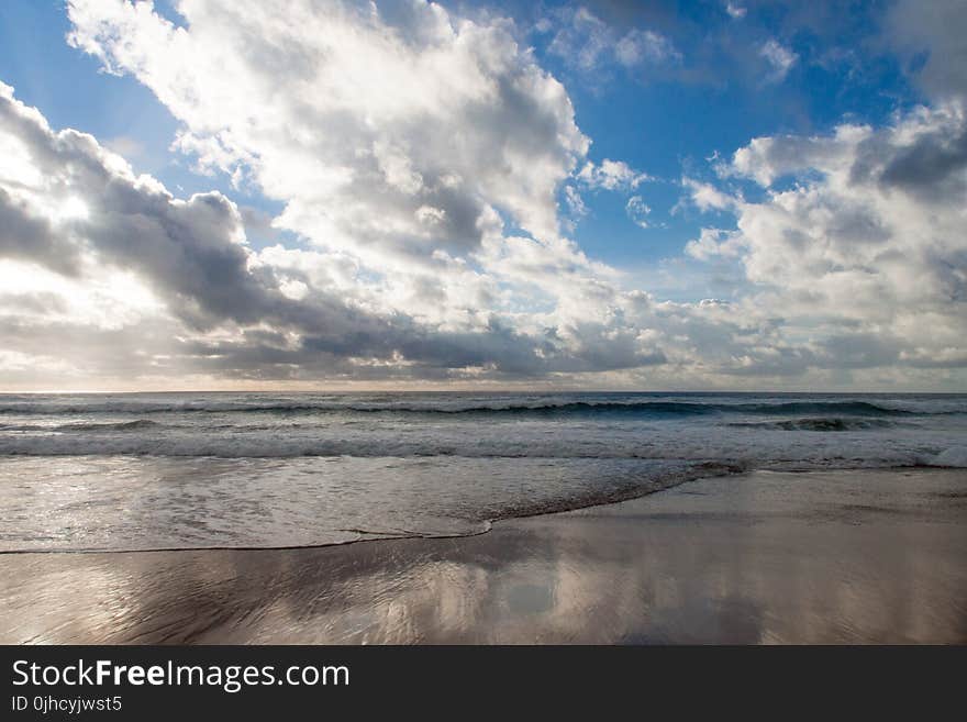 Time Lapse Photo of Sky and Sea