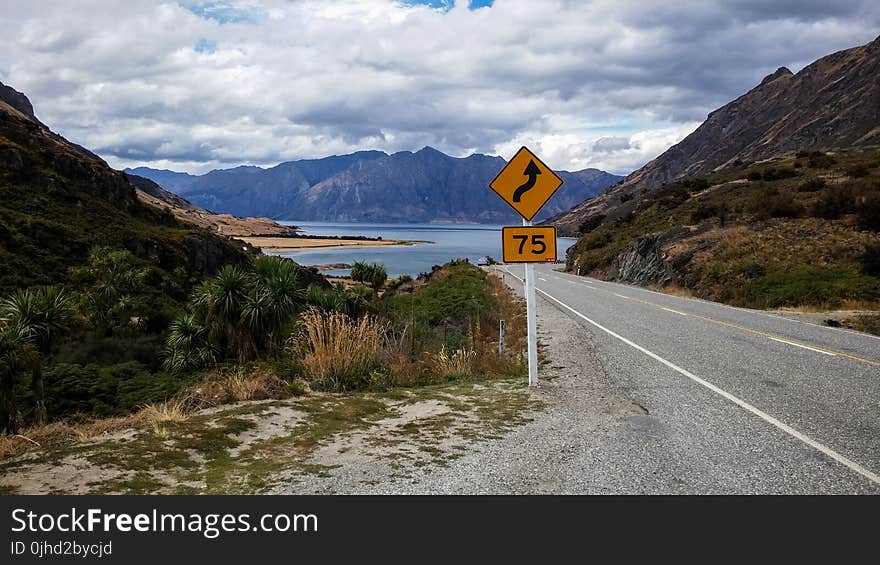 Winding Road Signage