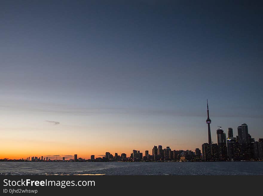 Space Needle Building during Sunset