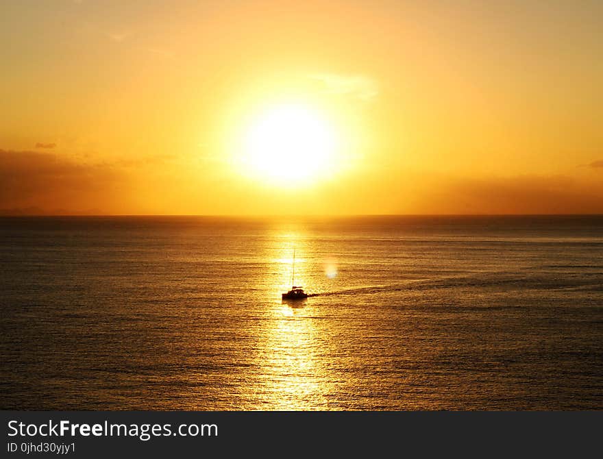 Ocean During Golden Hour