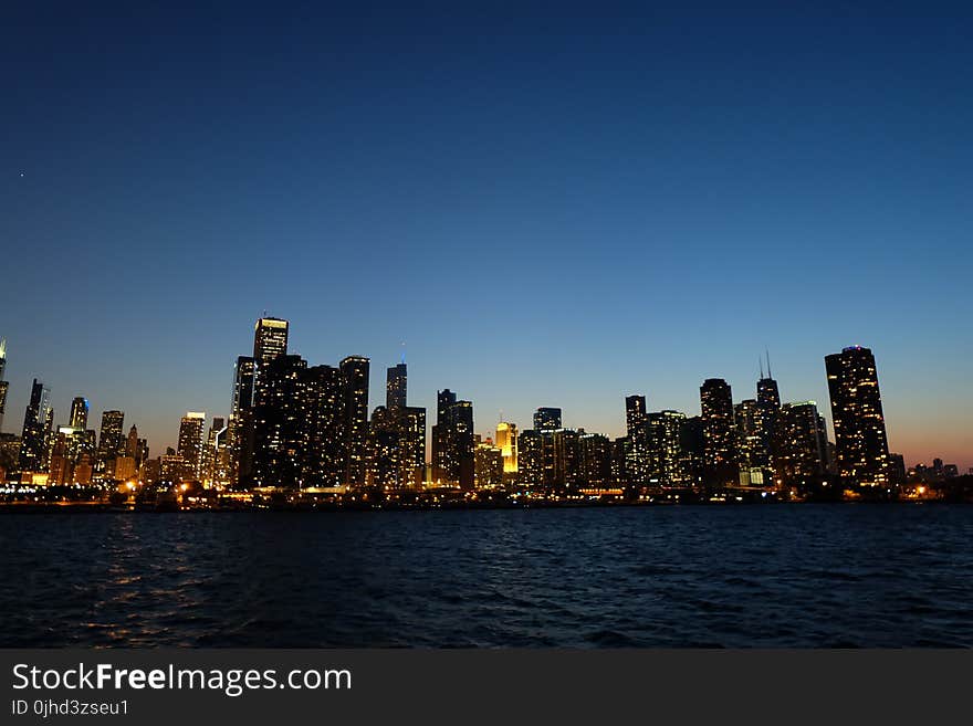 City Skyline during Nighttime