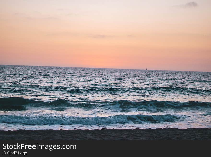 Sea during Sunset