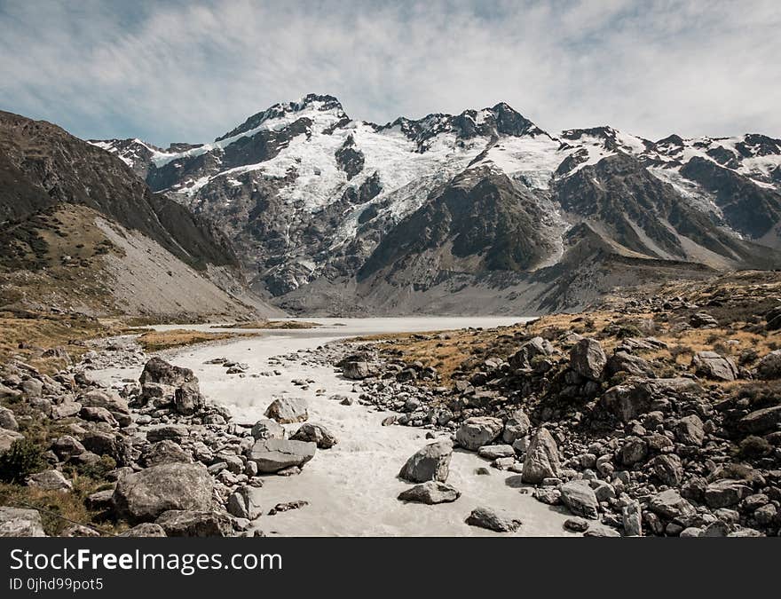 A Pathway Through Ice Like Mountain