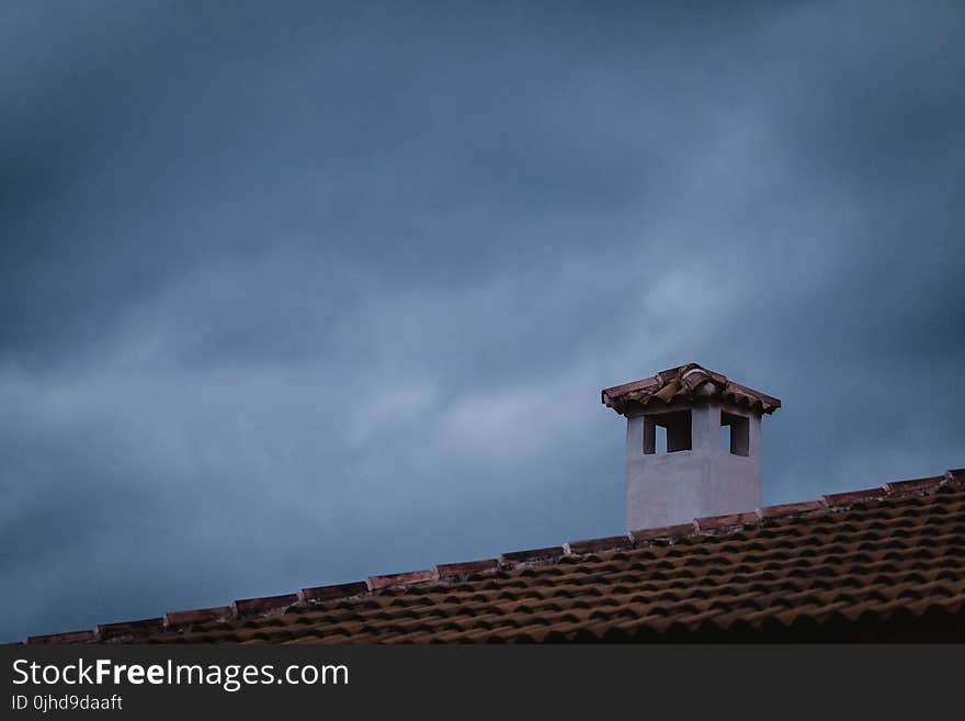 White and Brown Concrete Chimney